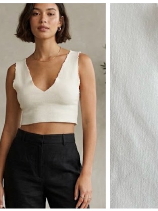 Solace London White Bandage Sleeveless Crop Top 6